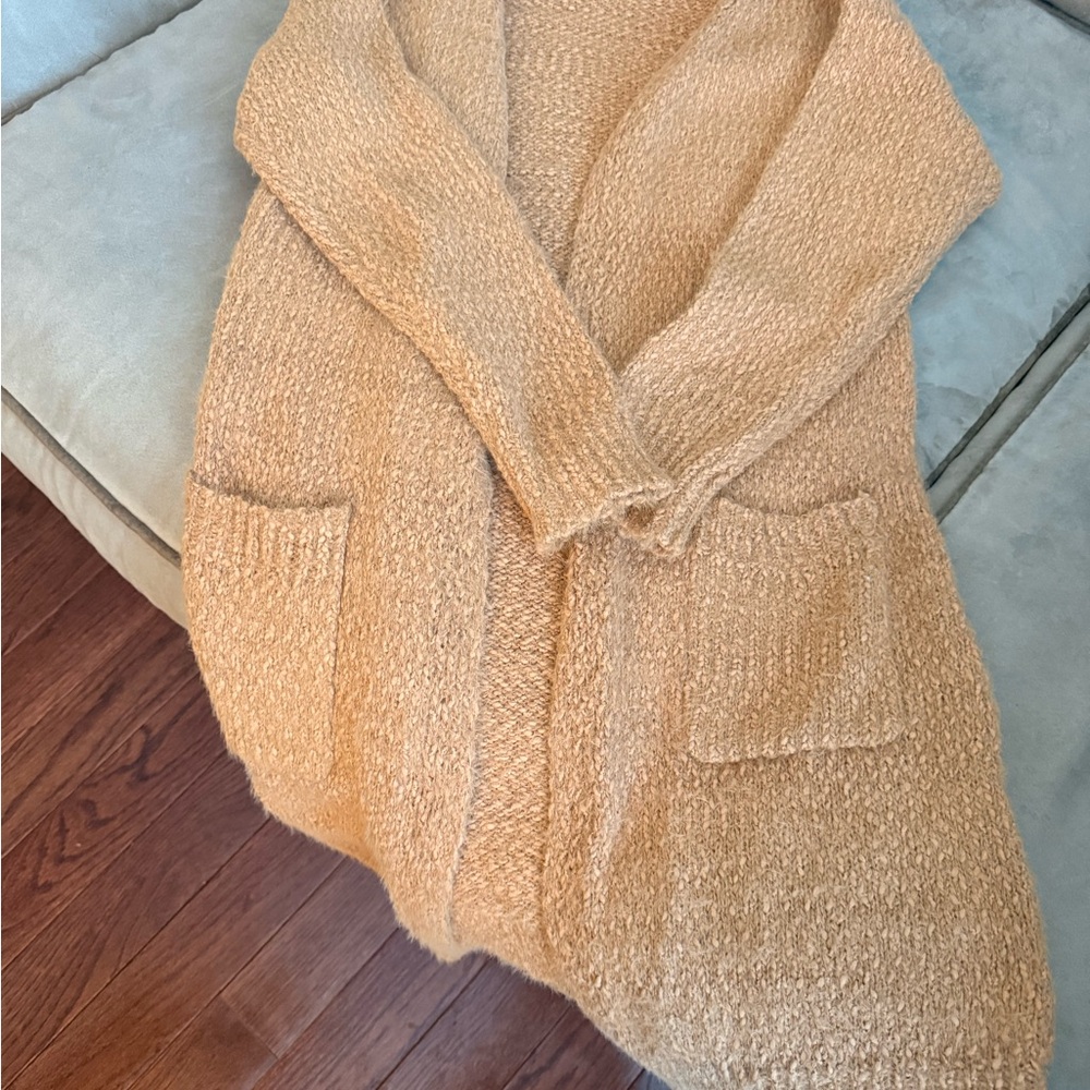 Pink Lily Warm Tan Cardigan